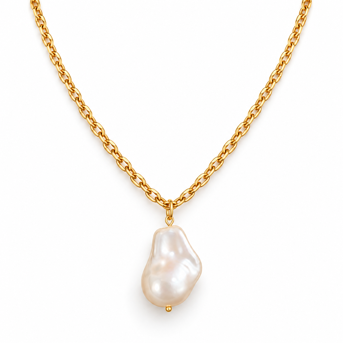🐚 Luxury Jewelry | Baroque Pearl Pendant | Romantic Gift with Organic Elegance
