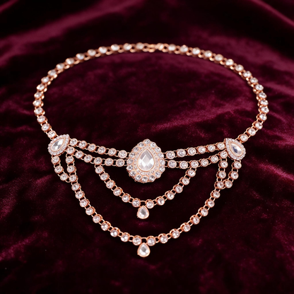 💎 Crystal Belt | Rhinestone Party Glamour | Gifts | Cascading Elegance