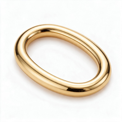 🧣 Scarf Ring | Metal | For Her | Everyday Gold Elegance