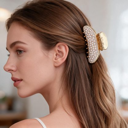 💎 Claw Clip | Pearl Crystal Party | Gifts for Her