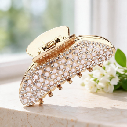 💎 Claw Clip | Pearl Crystal Party | Gifts for Her