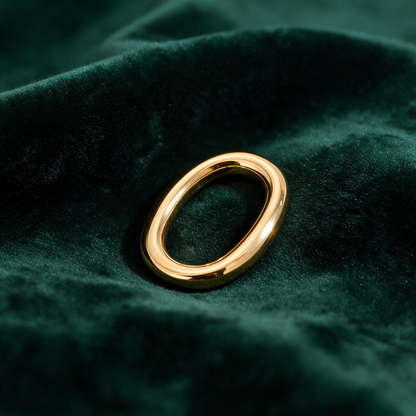 🧣 Scarf Ring | Metal | For Her | Everyday Gold Elegance