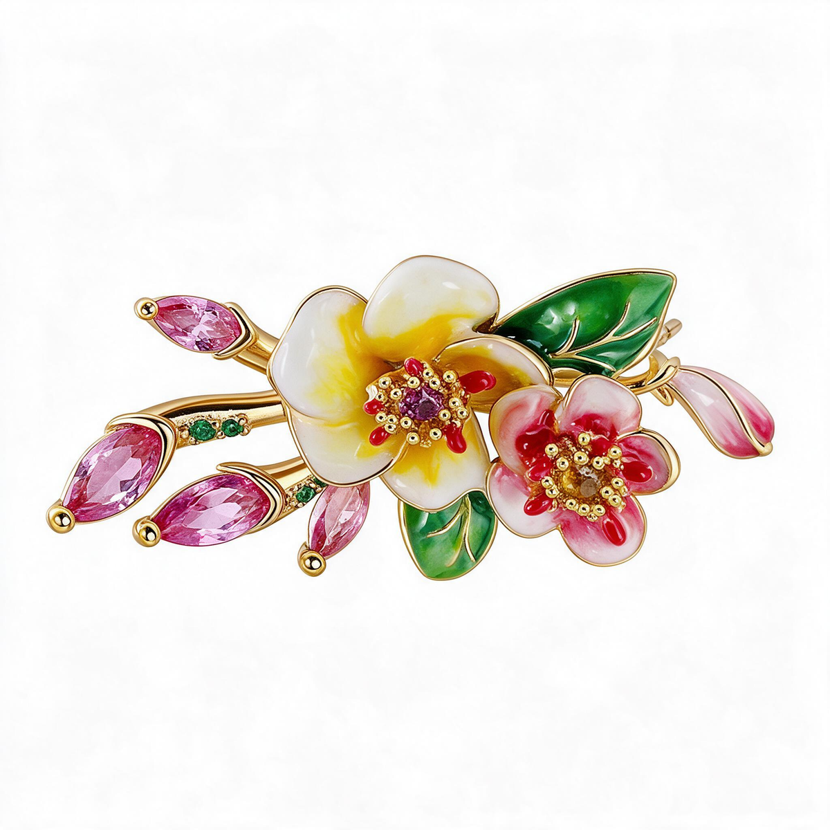🌺 Floral Earrings | Enamel | Spring Style | Gifts for Her