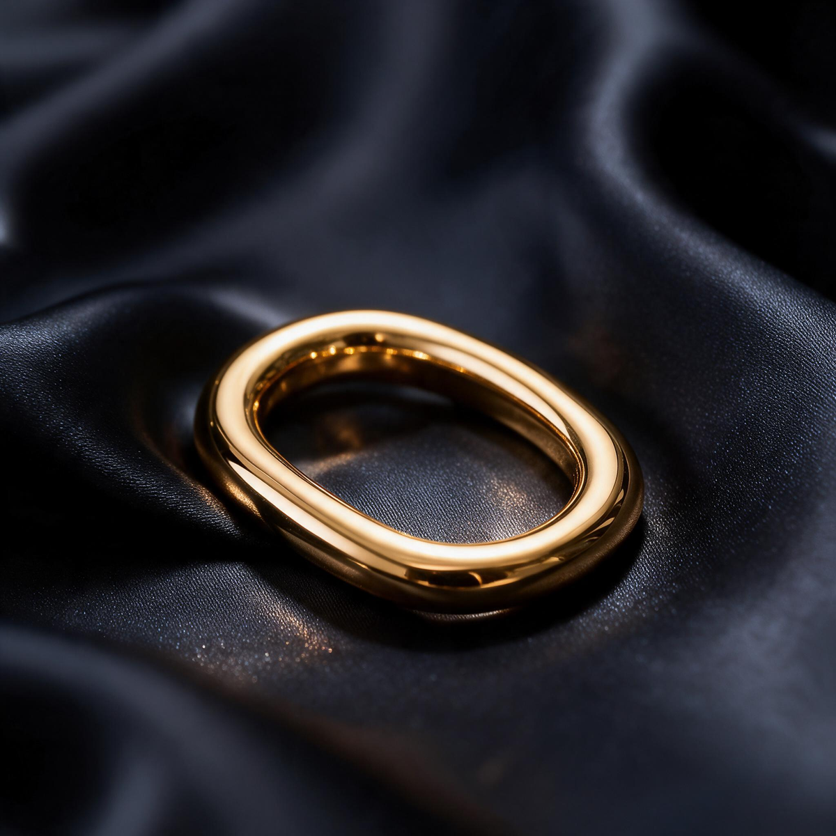 🧣 Scarf Ring | Metal | For Her | Everyday Gold Elegance
