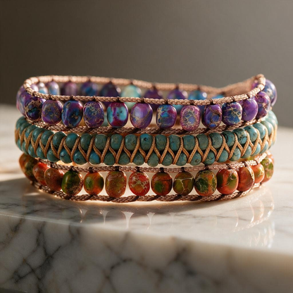 🌈 Bracelets | Stone Beads | Daily Wear | Her Gift | Colorful